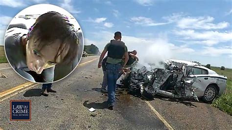 Handcuffed Suspect Steals Cop Car And Causes Fiery Fatal Crash Youtube