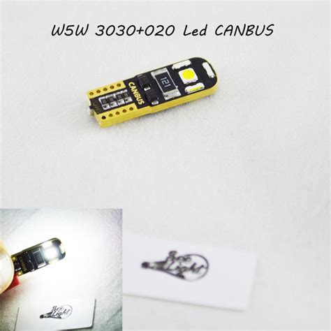 Светодиодная лампа SL LED с обманкой, цоколь W5W(T10) 3030+020 LED, 12 ...