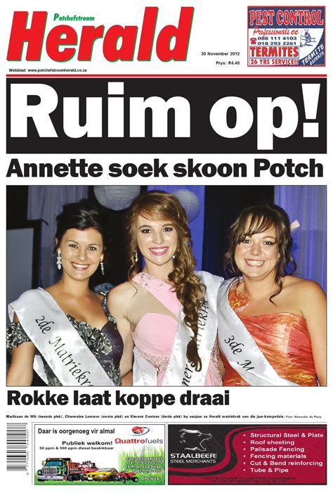 Potchefstroom Herald 30 November 2012 By Potchefstroomherald Issuu