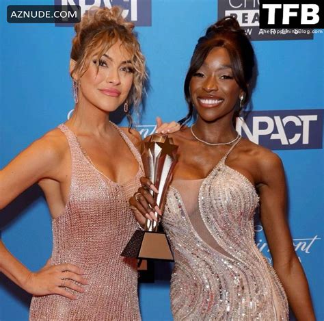 Chrishell Stause Sexy Seen Showcasing Her Hot Cleavage At The Critics Choice Real Tv Awards In