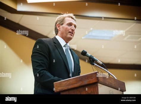 Tucson Arizona Us April 1 2013 Sen Jeff Flake R Ariz Spoke