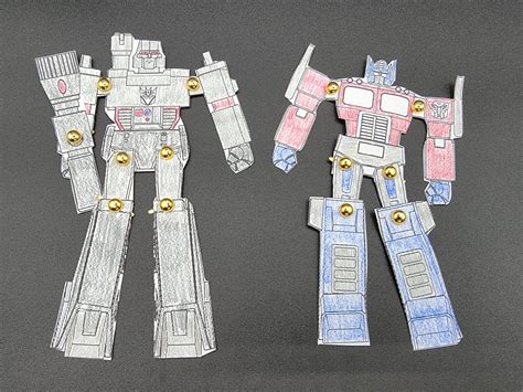 Transformers EarthSpark: Posable Paper Characters - Pink Ninja Blog