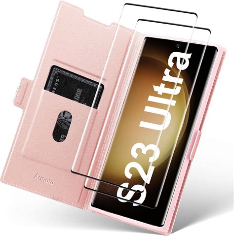 Aunote Coque Samsung S23 Ultra 5G Housse Protection Étui Galaxy S23