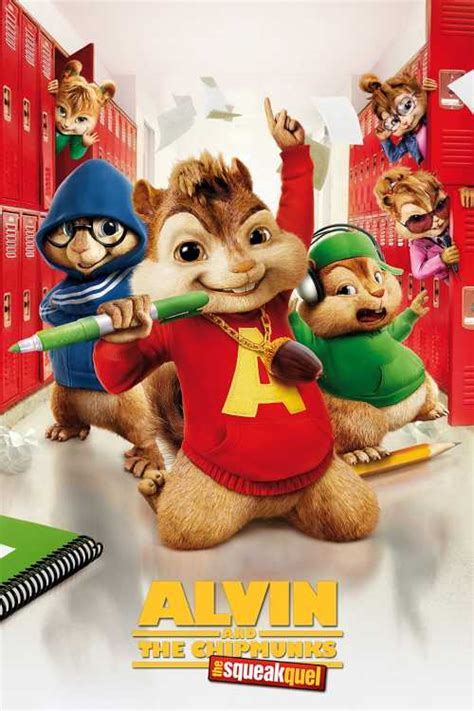 Alvin And The Chipmunks The Squeakquel 2009 D1rtyP19 The Poster