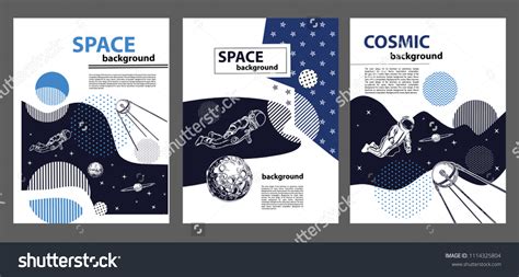 Cover Design Brochure On Astronomy Sample Stock Vector Royalty Free