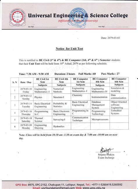 Universal Engineering & Science College - Home