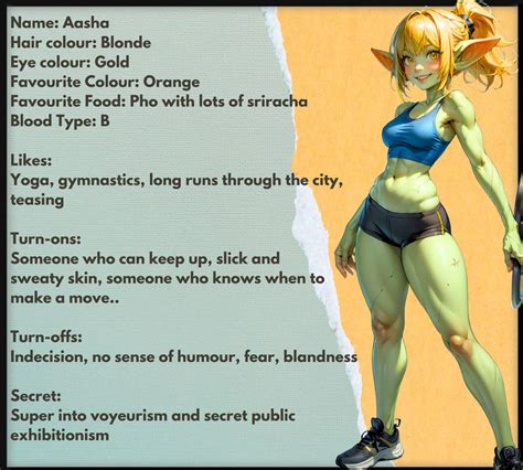 Bio: Aasha by Djurkwhad on DeviantArt