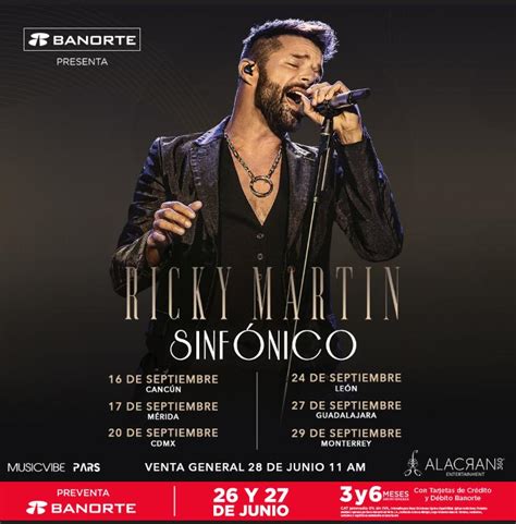 Ricky Martin Regresa A M Xico Con Su Espect Culo Sinf Nico En La