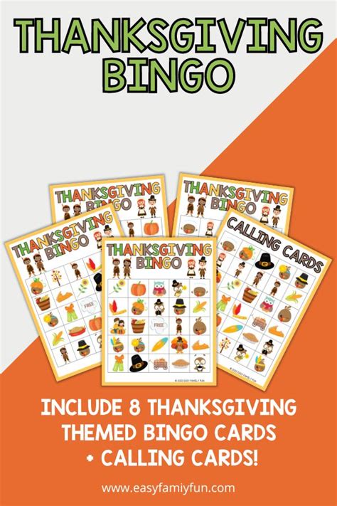 Free Printable Thanksgiving Bingo Cards Money Saving Mom®