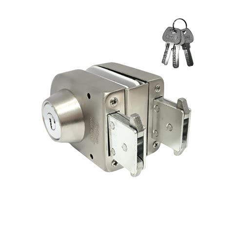 cerradura yale de sobreponer doble  vidrio tecnifacil sas