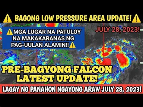 PRE BAGYONG FALCON LATEST UPDATE MGA UULANIN LUGAR NGAYONG ARAW ALAMIN