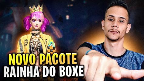 🔴ao Vivo Free Fire🔴novo Pacote Boxeadora🔥treinamento Solo Ranked🔥 705k