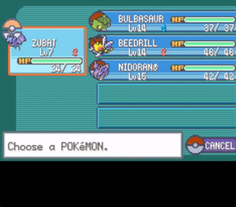 Pokemon Fire Red Hardcore Nuzlocke Poison Type Only Set Mode Faint