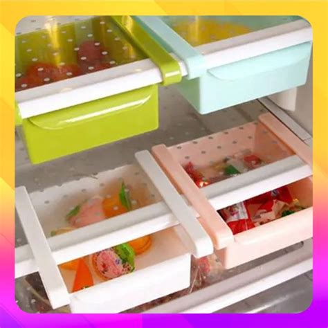 Rak Tambahan Kulkas Kotak Food Organizer Serbaguna Cod Lazada