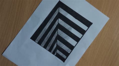 Very Easy How To Draw 3D Hole Anamorphic Illusion 3D Trick Art On