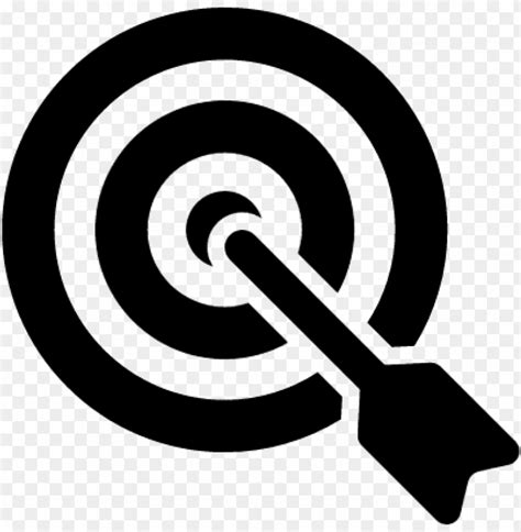 Arrow On Target Vector - Target Logo With Arrow PNG Transparent With
