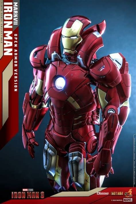 Hot Toys Iron Man Mark VII Open Armor Ver Scale Diorama DS D Sugo Toys Action