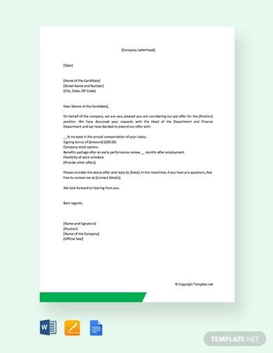 6 Negotiation Letter Templates In Google Docs Word Pages PDF