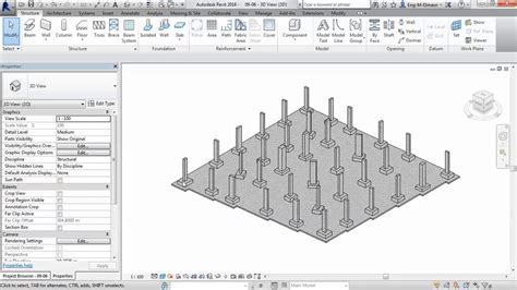 Revit Structure Structural Foundation Slab Foundation Youtube