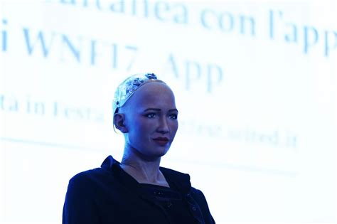 landroide sophia al wired  fest firenze  wired