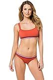 Amazon Volcom Women S Stripe Search Hi Leg Cut Bikini Bottom Clothing