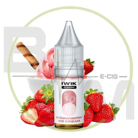 Strawberry Ice Cream Iwik Aroma Ml Mini Shot Bymed E Cig