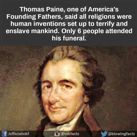 Thomas Paine | Weird facts, Wtf fun facts, History facts