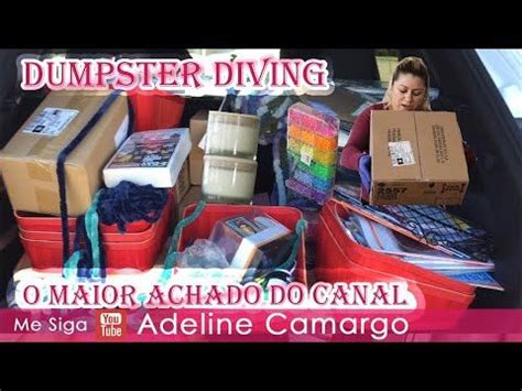 Dumpster Diving O Que Tem No Lixo Das Lojas Usa Youtube