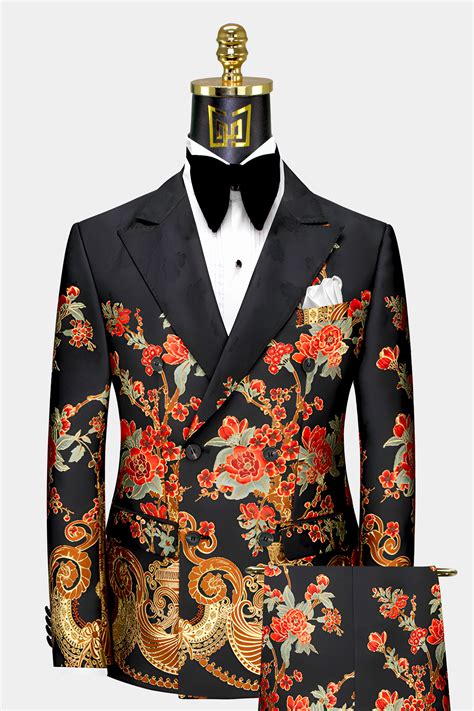 Black And Red Suit Gentlemans Guru