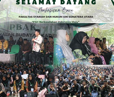 Pembukaan PBAK Fakultas Syariah Dan Hukum UIN Sumatera Utara 2024