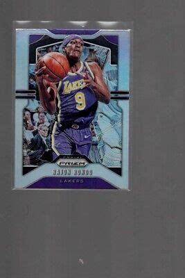 Rajon Rondo Panini Prizm Silver Prizm Card Ebay