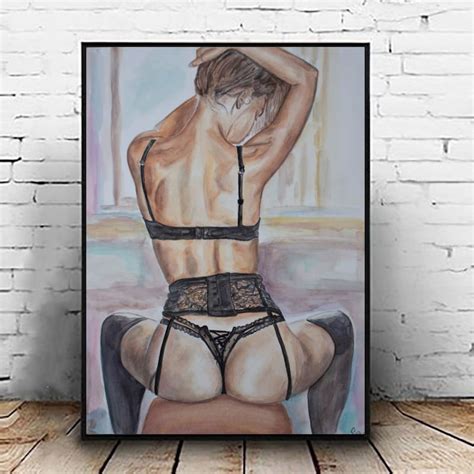 Watercolor Nude Etsy