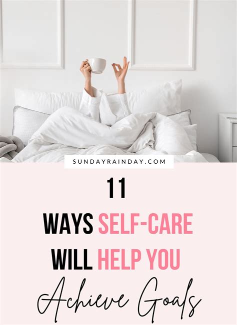 The importance of self care in achieving your goals – Artofit