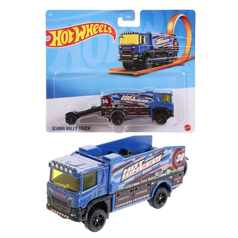 Трейлер Hot Wheels HFC Scania Rally Truck купить с доставкой по выгодным ценам в