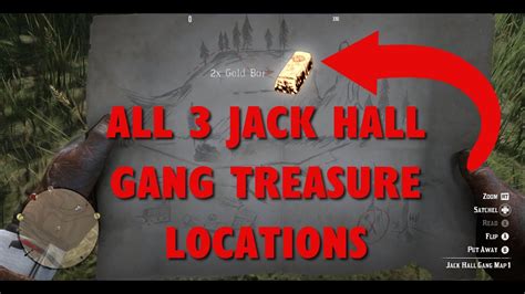 Jack Hall Gang Hidden Treasure All Map Locations Revealed Red