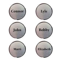 Individually Personalized Golf Ball Markers