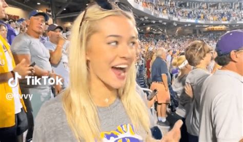 Watch Olivia Dunne In Daisy Dukes Dance In The Stands As Lsu Celebrates Being Baseball National