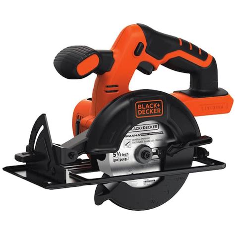 Black Decker V Max Lithium Ion Cordless In Circular Saw Tool