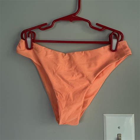 Neon Orange Bikini Set Does Not Have Padding Depop