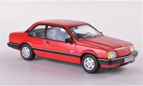 Miniature Opel Ascona 1 43 Neo Limited 300 C GT Rouge 1986 2 Portes