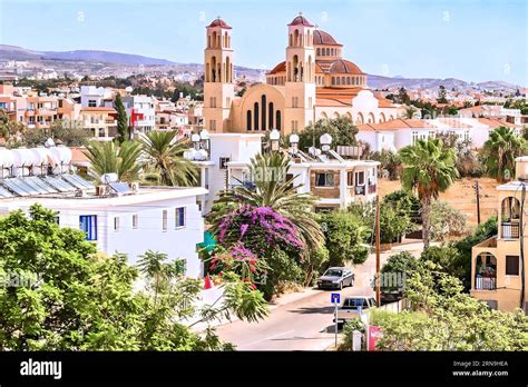 View Of The City Of Paphos In Cyprus Paphos Is Known As The Center Of