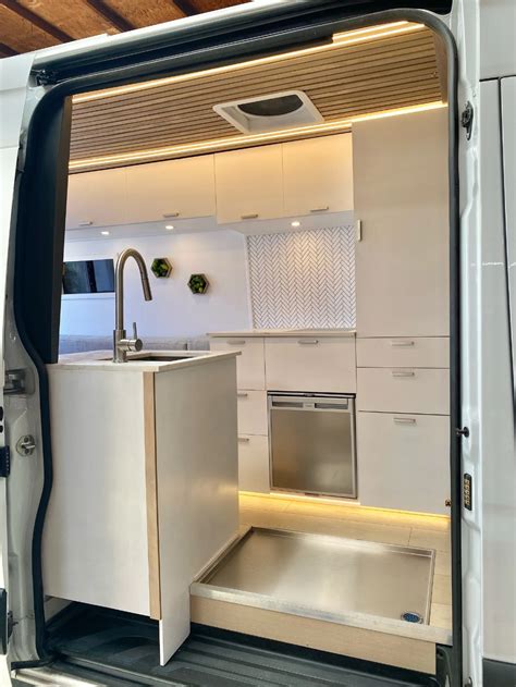 Camper Van Recessed Hidden Indoor Shower Pan Etsy Camper Van Shower