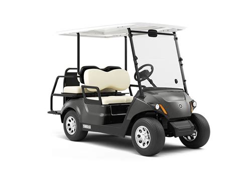 Rwraps™ Gloss Metallic Black Golf Cart Wraps | Golf Cart Wraps