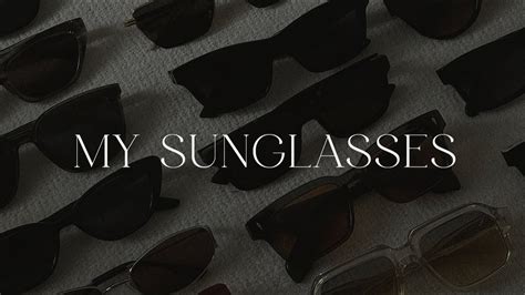 MY SUNGLASSES COLLECTION 2024 ALYSSA LENORE YouTube