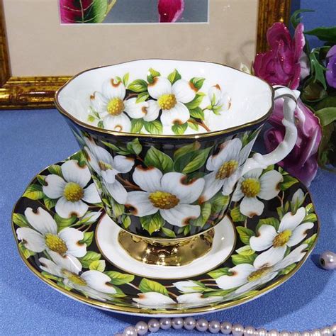 Royal Albert Provincial Flowers Dogwood Tea Cup And Saucer Etsy