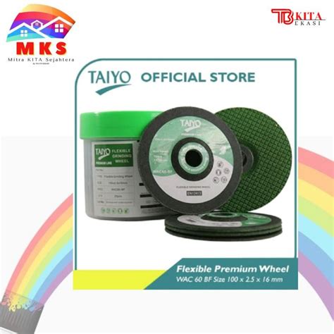 Jual Taiyo Poles Besi Taiyo Wac Flexible Wheel Mata Gerinda Poles