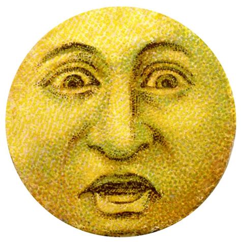 14 Man In The Moon Clipart Celestial Art Vintage Images Moon Face