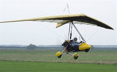 Microlight pilot jumps to safety as aircraft takes off on its own and ...