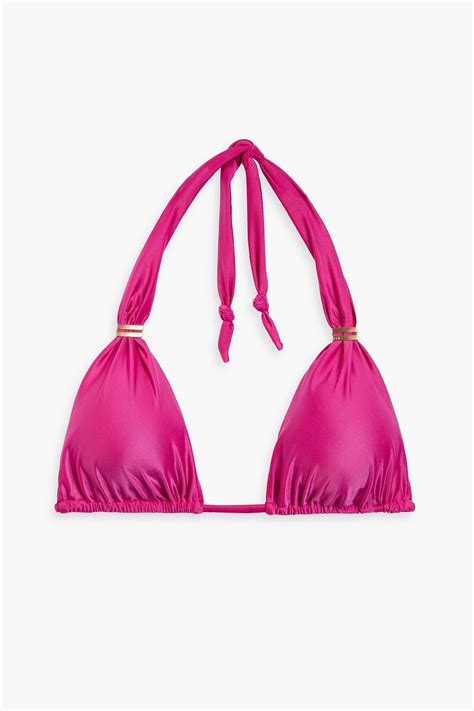 Vix Paula Hermanny Bia Triangle Bikini Top In Fuchsia ModeSens