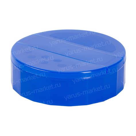 Пластиковая крышка-дозатор с двумя отсеками на банки с солью, перцем и ...